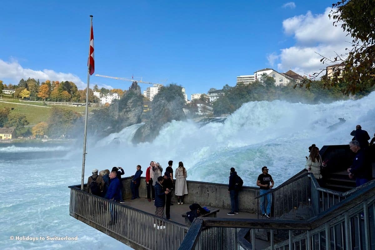 Rhine Falls viewing platform
