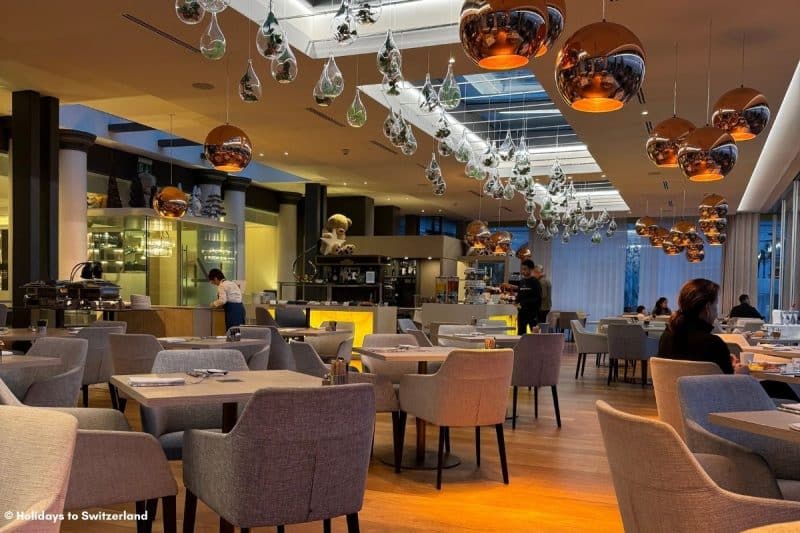 Le 45 restaurant at Grand Hotel Suisse Majestic Montreux