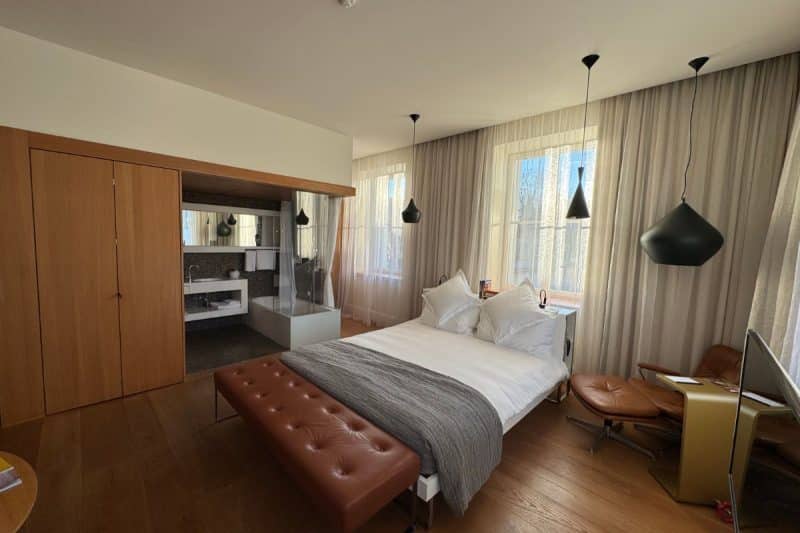 Double room at B2 Hotel in Zurich