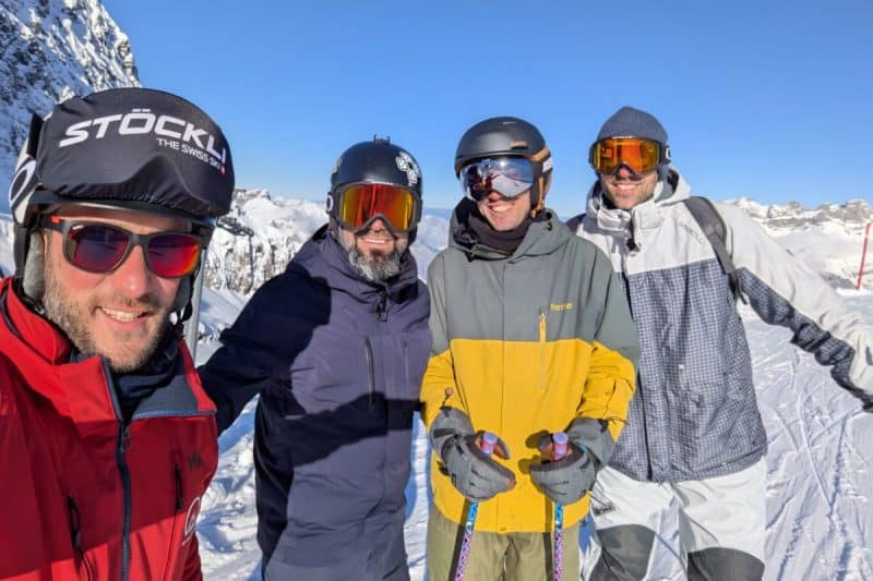 My Mountains ski group in Switzerland