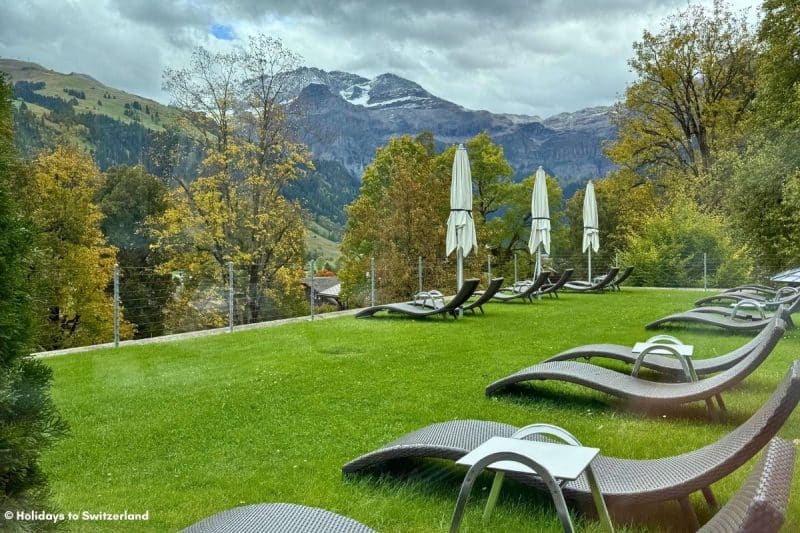 Lenkerhof Gourmet Spa Resort outdoor lounges