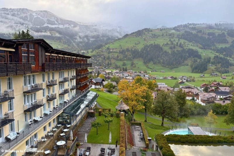 View over Lenkerhof Gourmet Spa Resort