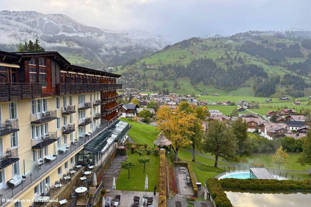 View over Lenkerhof Gourmet Spa Resort