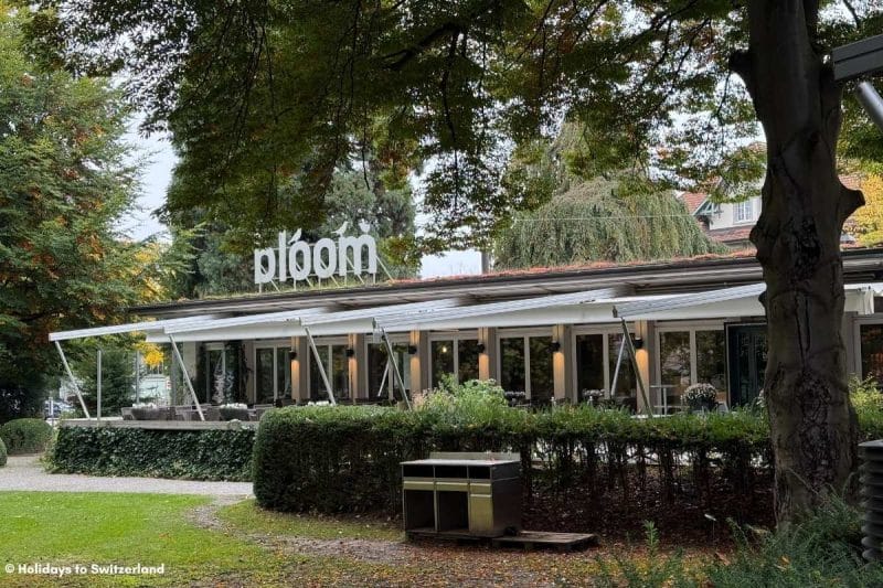bloom restaurant and park at Park Hotel Winterthur