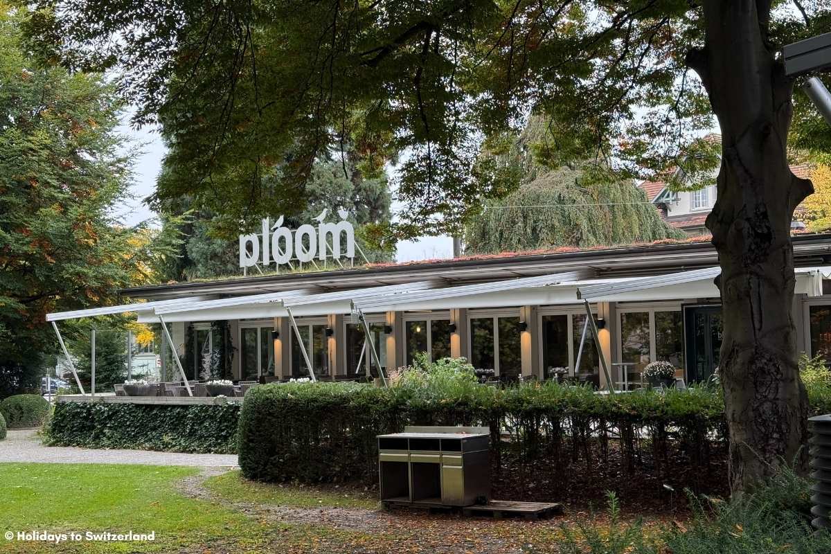 bloom restaurant and park at Park Hotel Winterthur