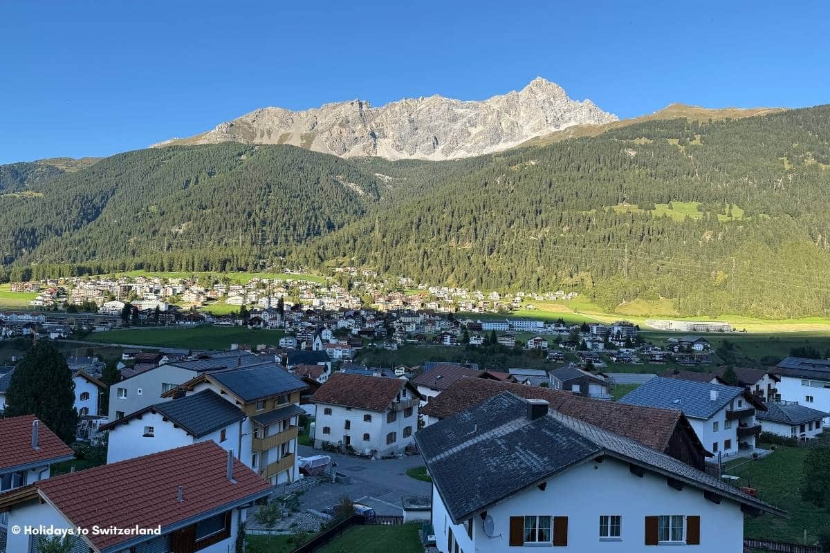 View over Savognin, Graubünden