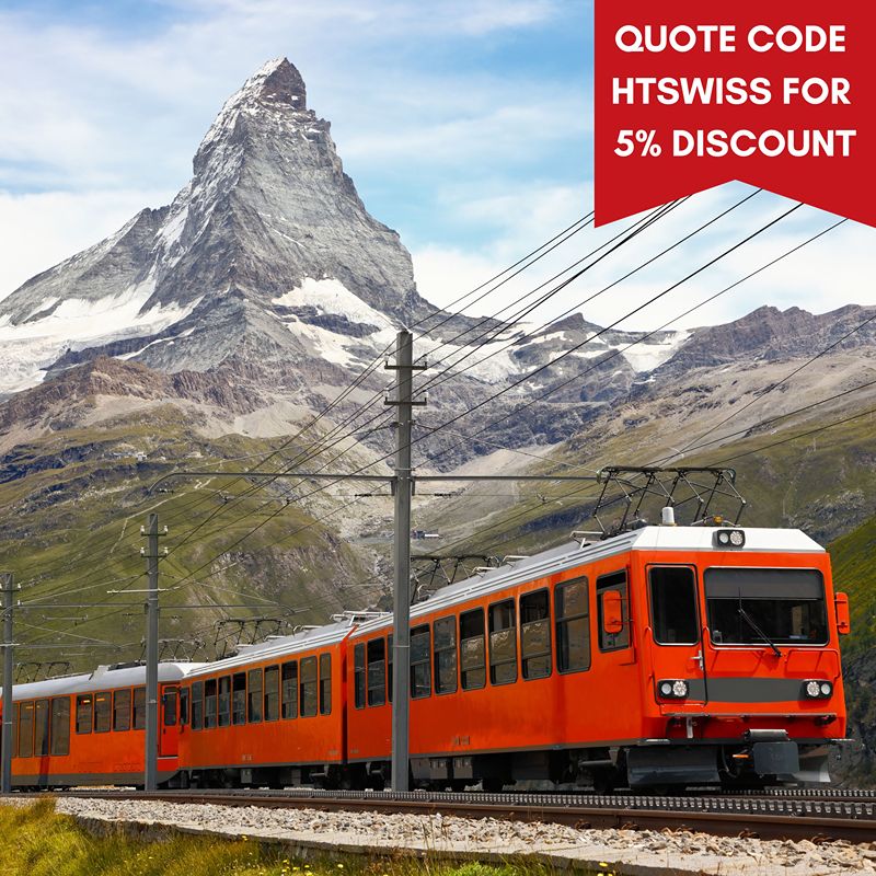 Gornergrat train with Matterhorn view